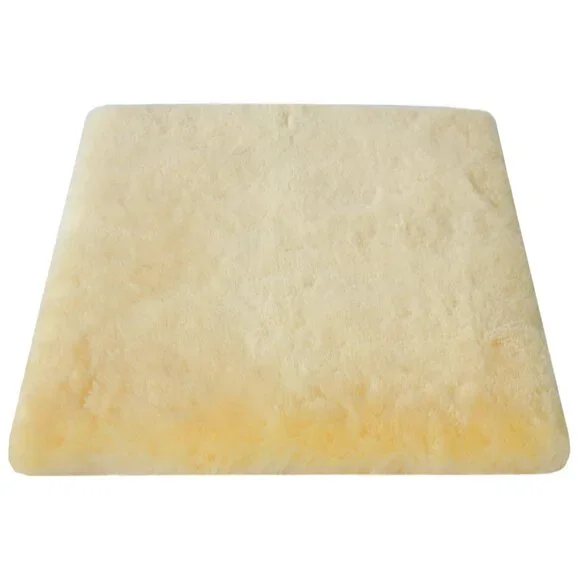 Natural Medical Classic Sheepskin Chair Pad4-PieceCornsilk17x17